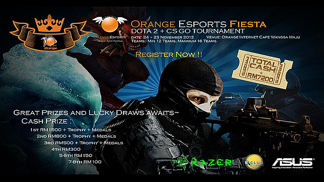 Orange eSports are throwing a party! Everyone’s invited, RM 7200 on offer!